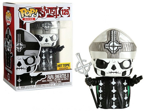 Papa Emeritus II 125 Exclusivo Pop Funko Ghost Rocks