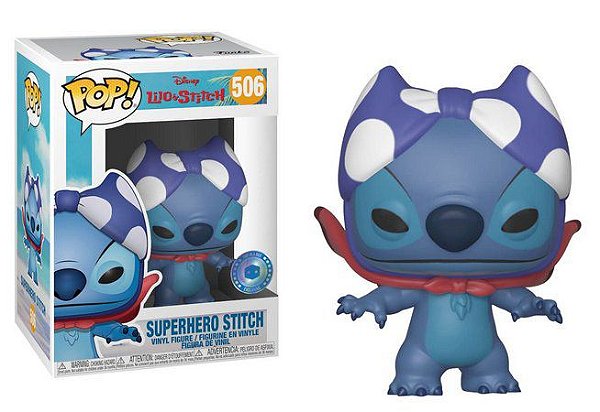 Superhero Stitch 506 Pop Funko Lilo e Stitch Disney