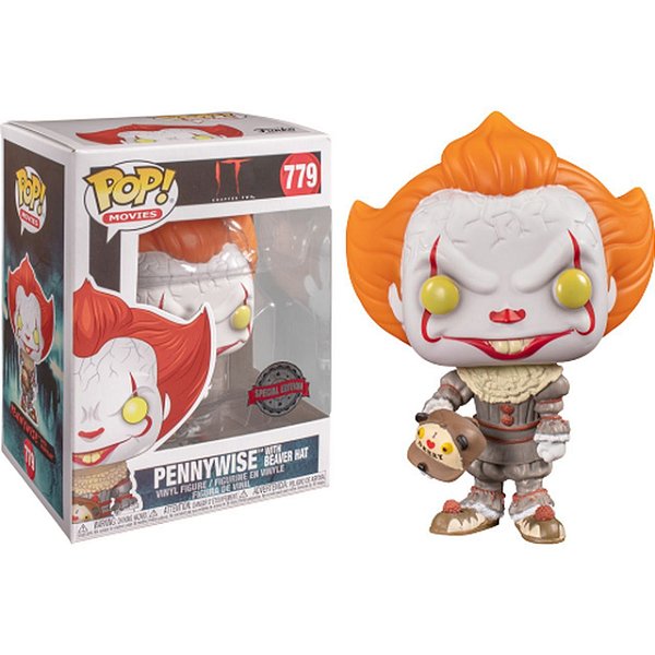Pennywise with Beaver Hat 779 Exclusivo Pop Funko IT