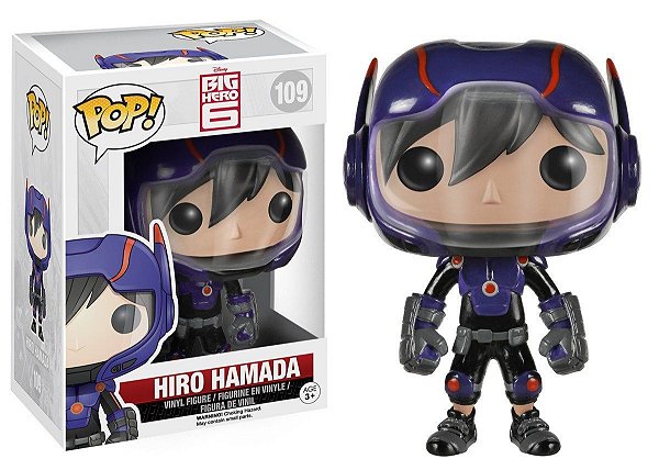 Hiro Hamada 109 Pop Funko Big Hero 6 Disney