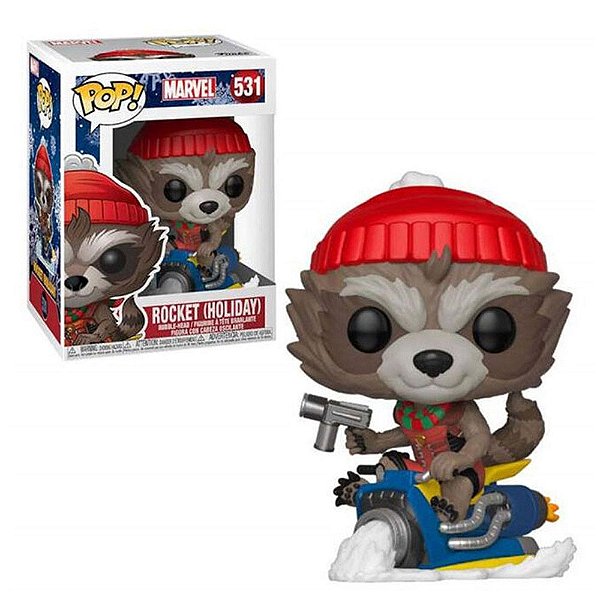 Rocket Holiday 531 Pop Funko Marvel