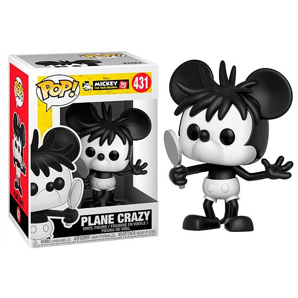 Plane Crazy 431 Pop Funko Mickey 90 anos Disney