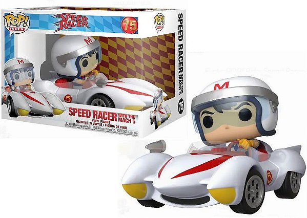 Speed Racer with the mach 75 Pop Funko Rides