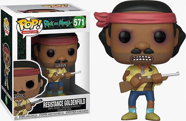 Resistance Goldenfold 571 Pop Funko Rick and Morty