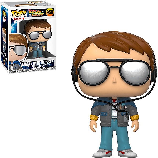 Marty With Glasses 958 Pop Funko Back to The Future