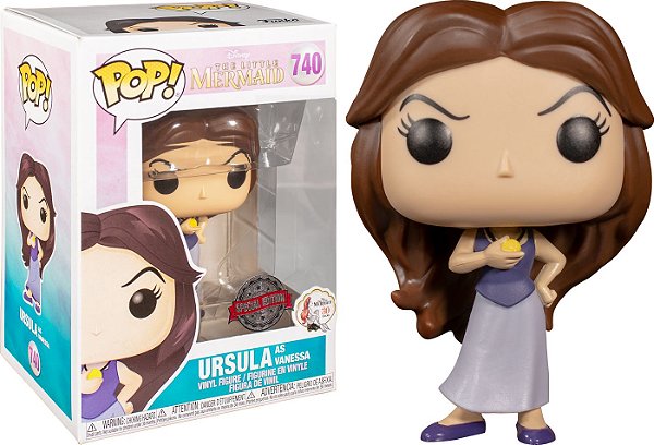 Ursula as Vanessa 740 Exclusivo Pop Funko The Little Mermaid