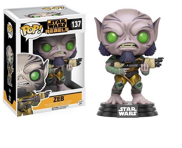 Zeb 137 Pop Funko Star Wars Rebels