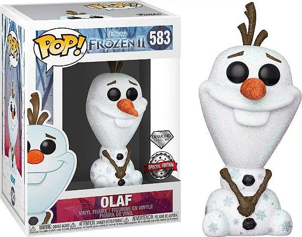 Olaf 583 Exclusivo Diamond Pop Funko Frozen Disney