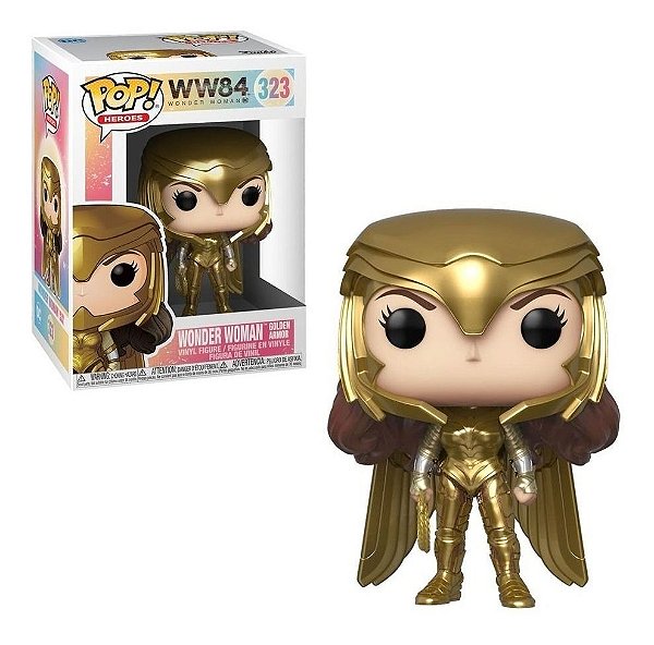 Wonder Woman Golden Armor 323 Pop Funko WW84 DC