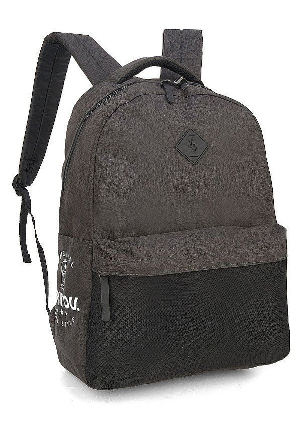 Mochila Escolar UP4YOU Bolso Telado MS45772UP Preto