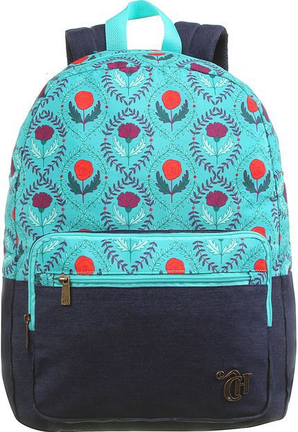 Mochila DMW Boho Capricho Azul Verde - 11922