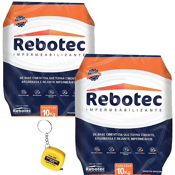 Rebotec Impermeabilizante 20 kg original + brinde!