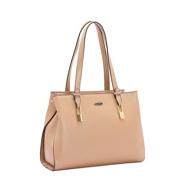 Bolsa feminina - Alça de Ombro - Casual Chic - Nude - Chenson 3484479