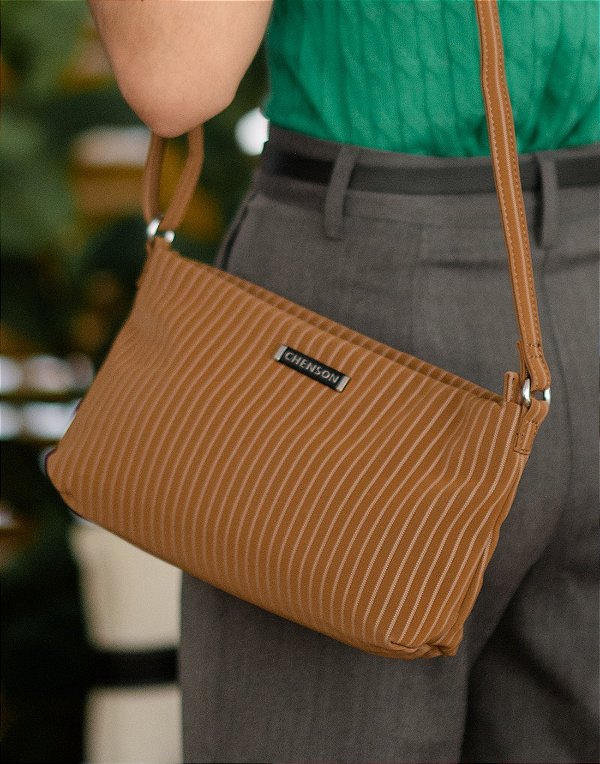 Bolsa feminina - Alça tiracolo - Streetwear - Marrom - Chenson 3784801
