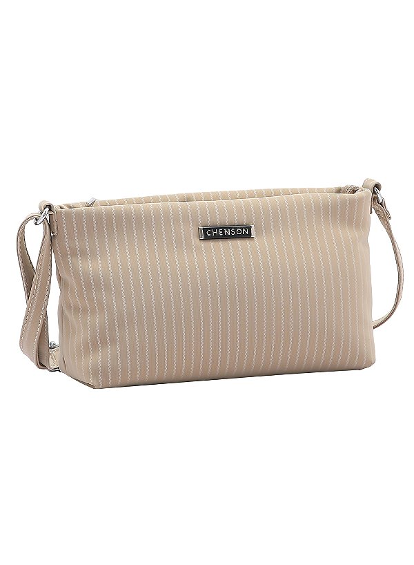 Bolsa feminina - Alça tiracolo - Streetwear - Bege - Chenson 3784801