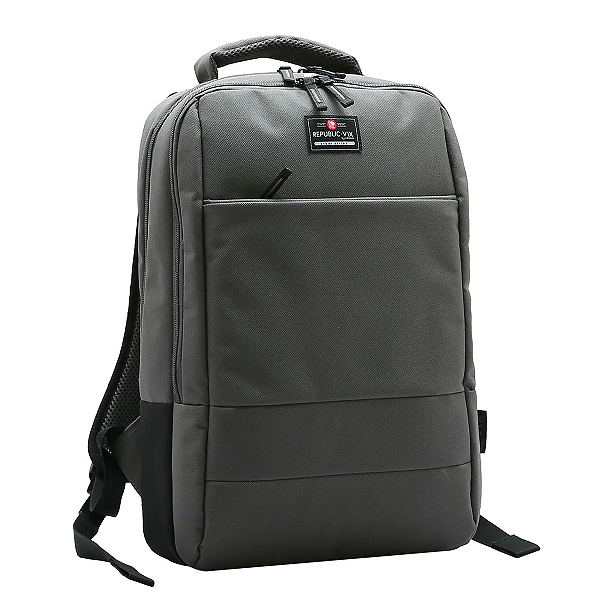 Mochila Escolar Porta Notebook - Republic Vix 8734089 - Cinza