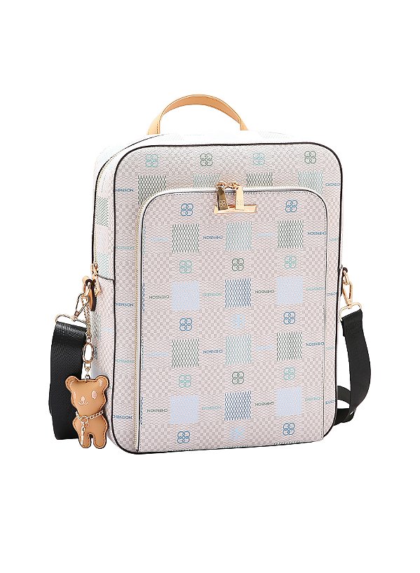 Mochila Chenson Original - Notebook - Elemento Gráfico - Off White - Chenson 8485090