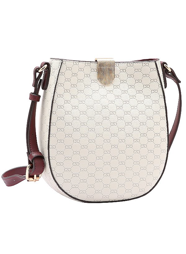 Bolsa Feminina Chenson Original - Luxury Monograma - Transversal - Off White 3485050