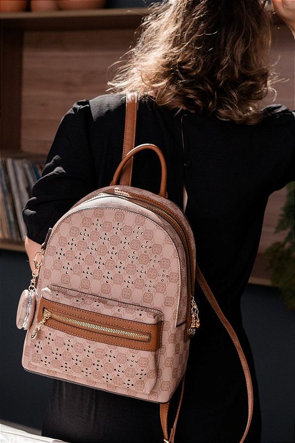 Mochila Feminina - Chenson Original - New Cristal - Marrom 8485022