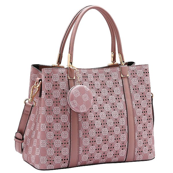 Bolsa Feminina Chenson Original - New Cristal - Alça de Mão - Rose 3485025