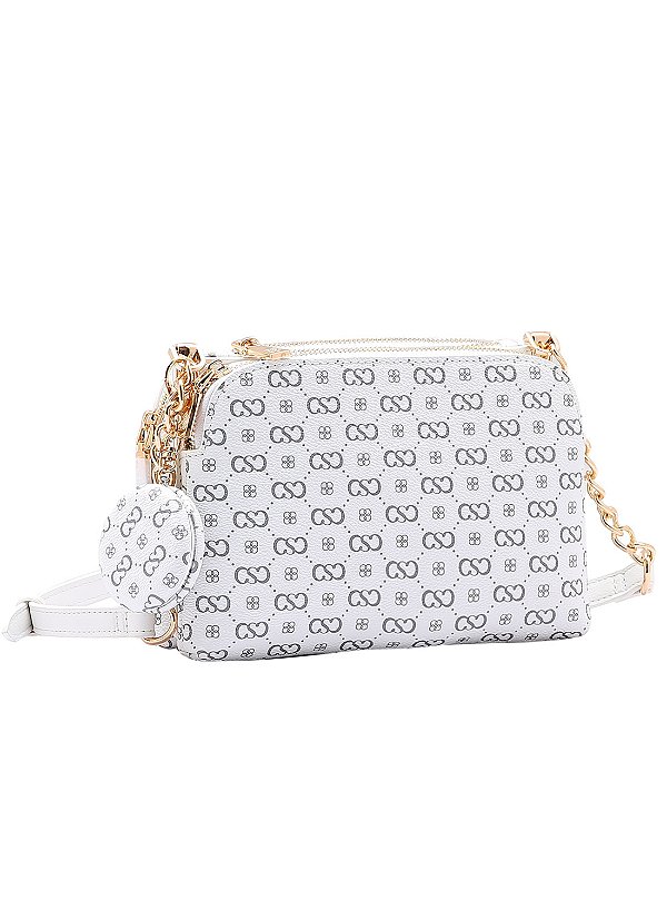 Bolsa Feminina Chenson Original - Elegance Luxo Transversal - Off White 3485088
