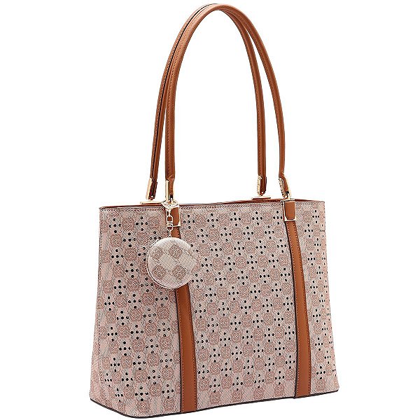 Bolsa Feminina Chenson Original - New Cristal - Alça de Ombro - Marrom 3485024