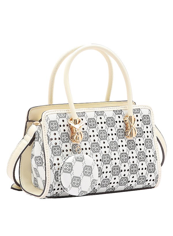 Bolsa Feminina Chenson Original - New Cristal - Alça de Mão - Off White 3485031