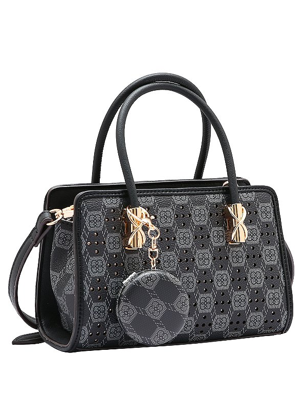 Bolsa Feminina Chenson Original - New Cristal - Alça de Mão - Preto 3485031