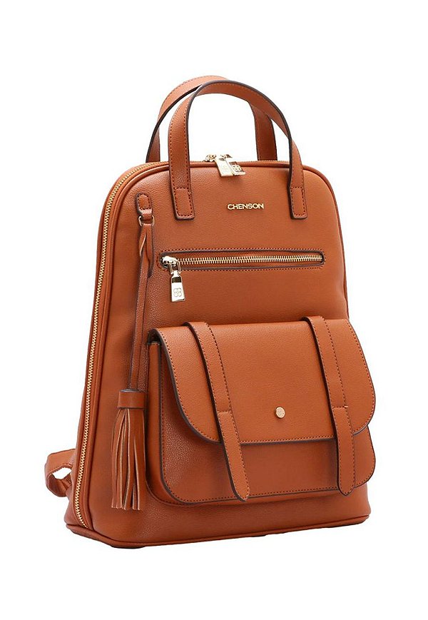 Mochila feminina - Clássica - Marrom - Chenson 8484294
