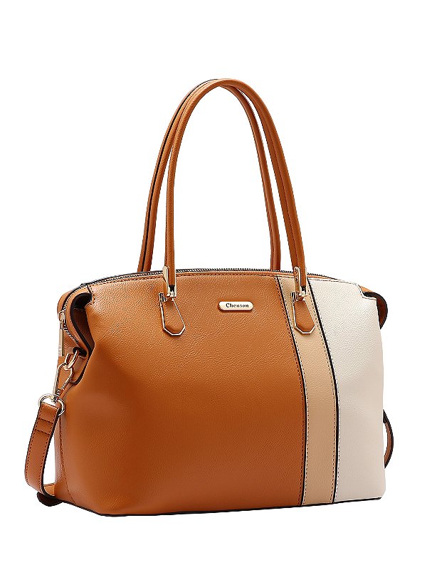 Bolsa Feminina Chenson Original - Atemporal - Alça de Mão - Whisky 3484911