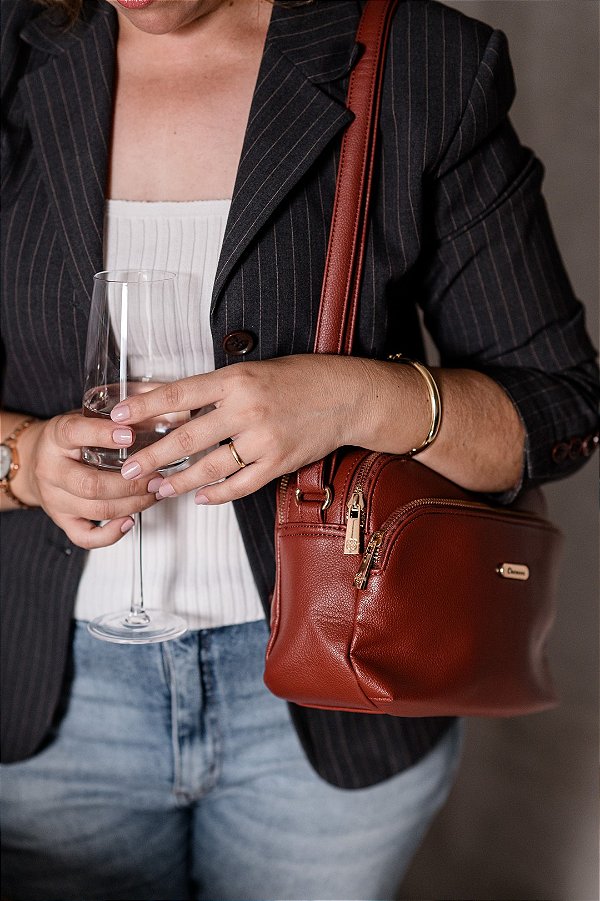 Bolsa Feminina Chenson Original - Transversal - Vinho 3484925
