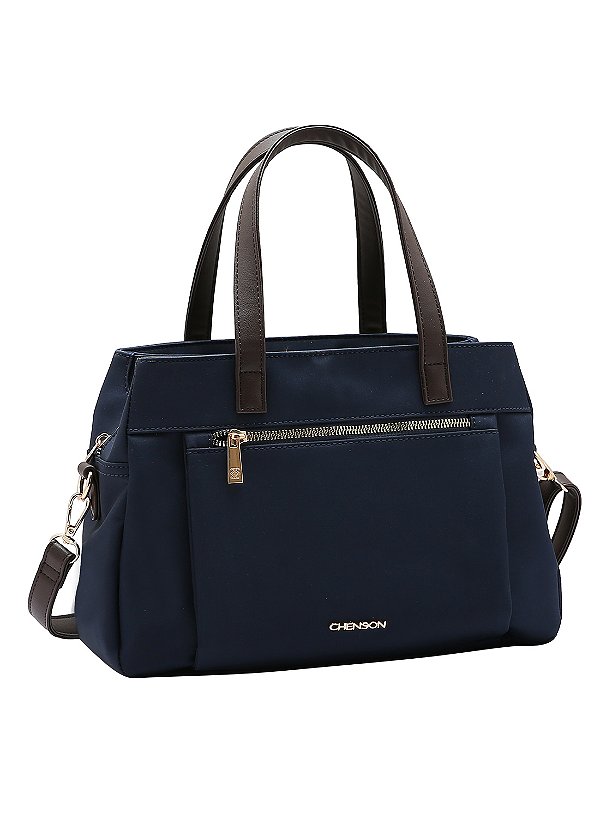 Bolsa Feminina Chenson Original - Microfiber - Alça de Mão - Marinho  3185113