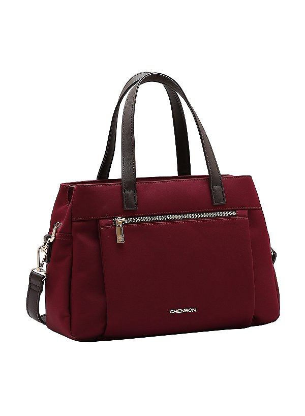 Bolsa Feminina Chenson Original - Microfiber - Alça de Mão - Vinho  3185113