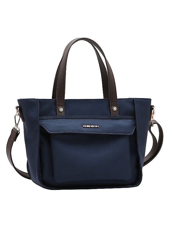 Bolsa Feminina Chenson Original - Microfiber - Alça de Mão - Marinho  3185115