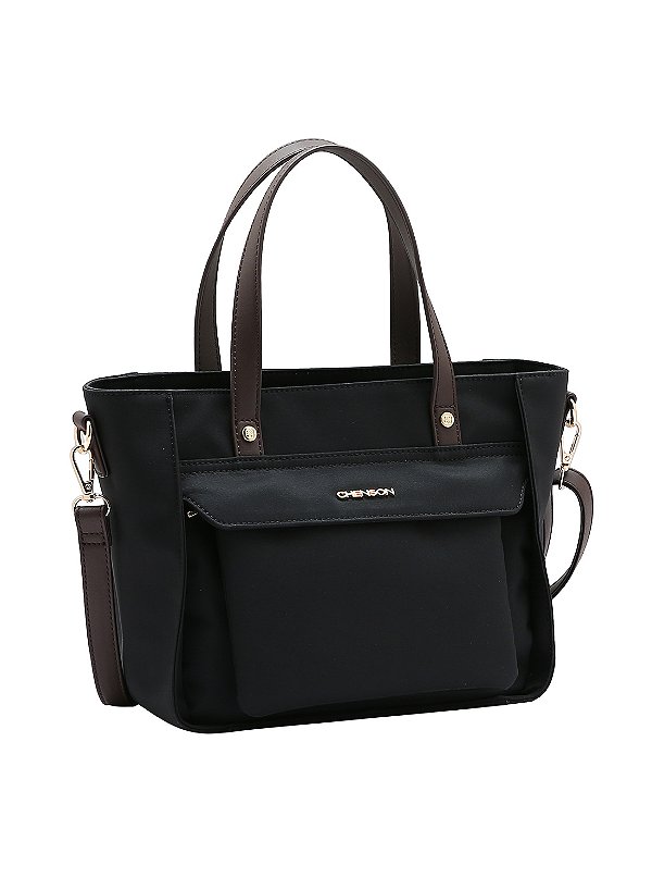Bolsa Feminina Chenson Original - Microfiber - Alça de Mão - Preto  3185115