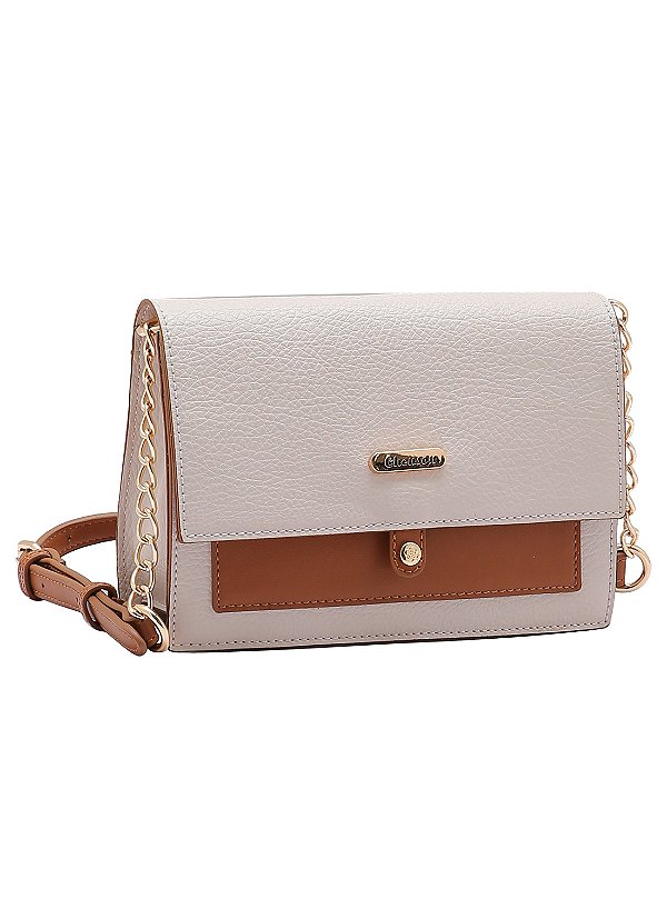 Bolsa Atemporal - Transversal - Nude - Chenson Original 3485120