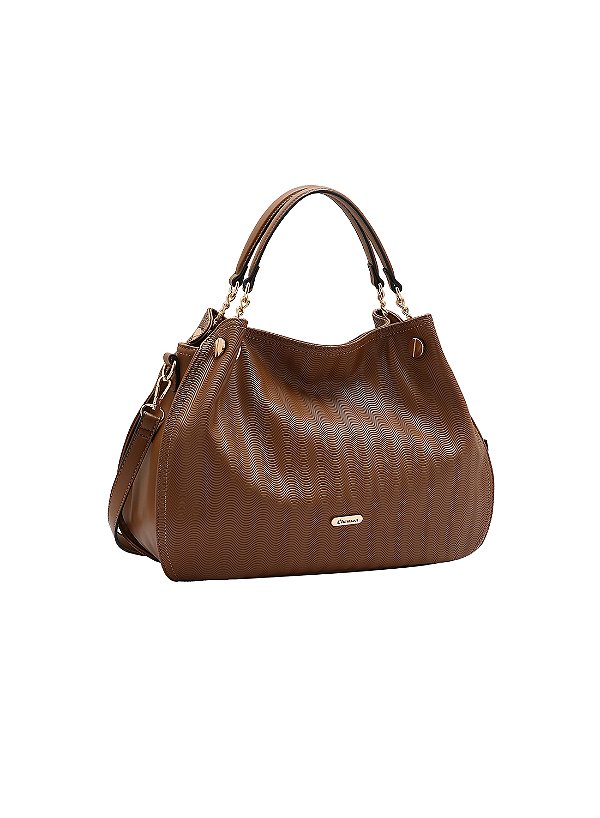 Bolsa Waves - Alça de Mão - Café - Chenson 3485318