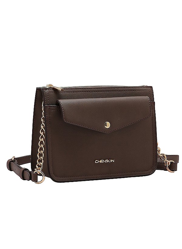 Bolsa Transversal - Marrom - Chenson Original 3485352