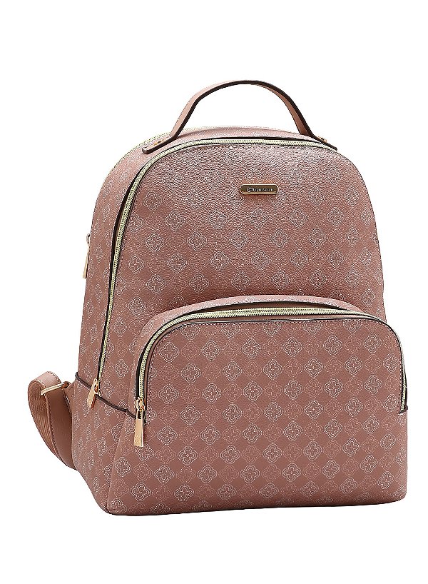 Mochila Elemento Gráfico Casual - Rose - Chenson Original 8485286