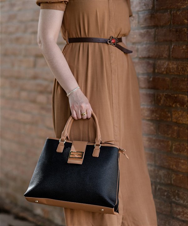 Bolsa Elegance - Alça de Mão - Preto - Chenson 3485321