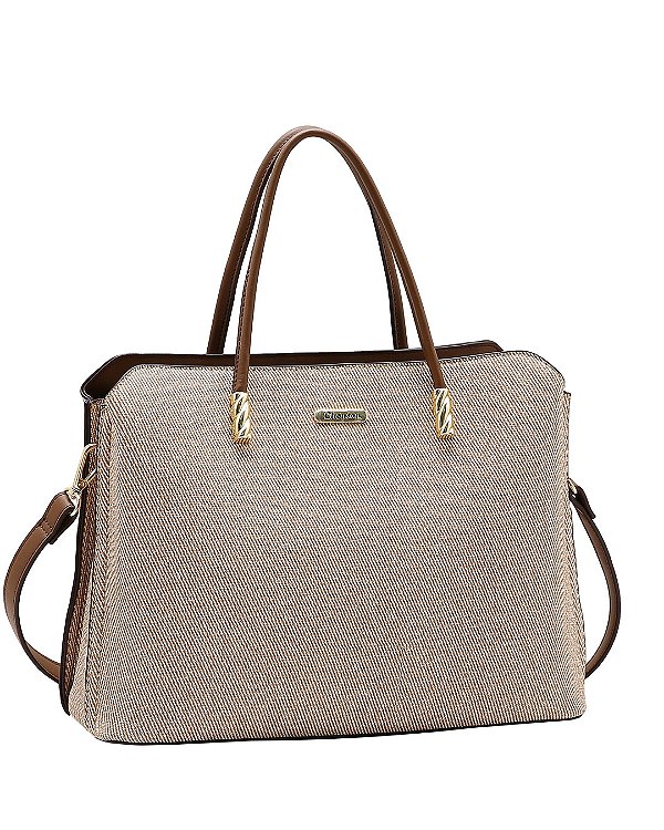 Bolsa Classico Chic - Alça de Mão - Chenson 3485631 - Nude