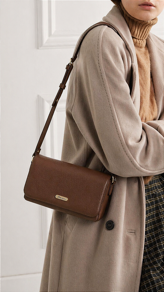 Bolsa Crossbody Pequena - Transversal - Chenson 3485717 - Café