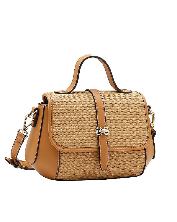 Bolsa Pequena - Elegância - Alça Transversal - Chenson 3485666 - Marrom
