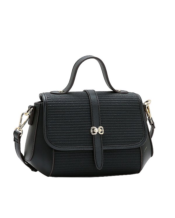 Bolsa Pequena - Elegância - Alça Transversal - Chenson 3485666 - Preto
