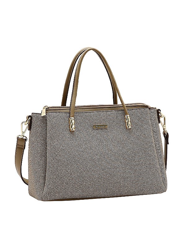 Bolsa Média Classico Chic - Alça de Mão - Chenson 3485632 - Marrom