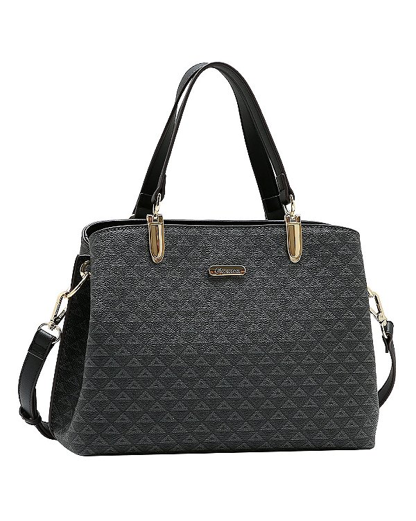 Bolsa Média New Elemento Gráfico - Alça de Mão - Chenson 3485624 - Preto