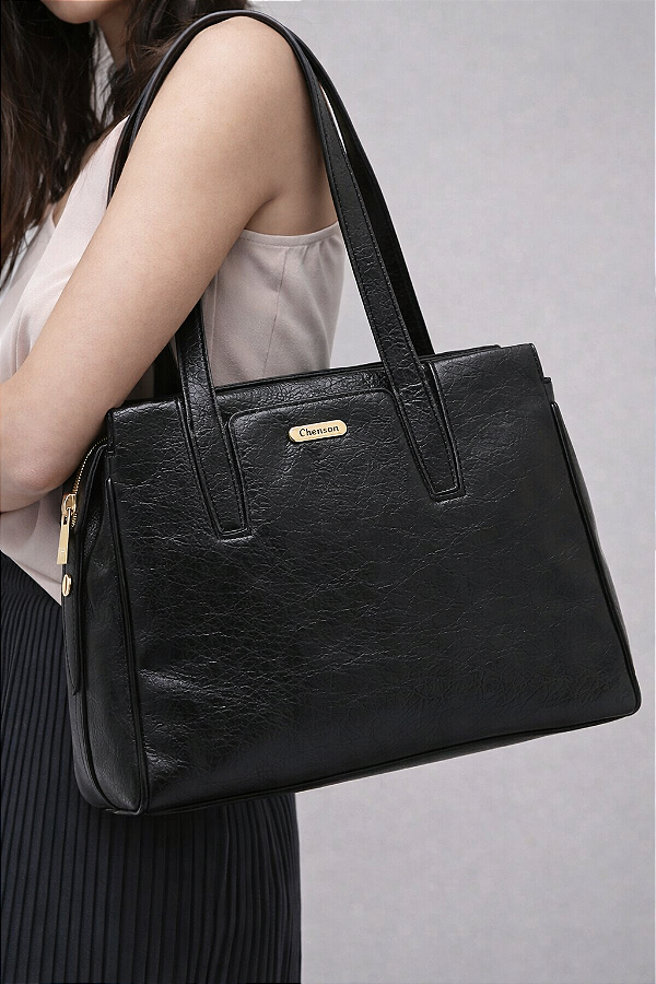 Bolsa Boho Chic - Alça de ombro - Chenson 3485699 - Preto