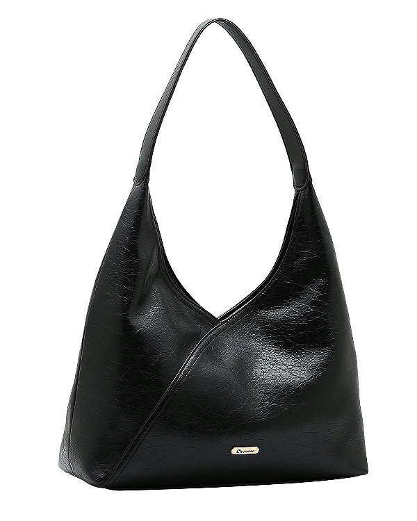Bolsa Feminina - Boho Chic - Alça de Ombro - Chenson 3485701 - Preto