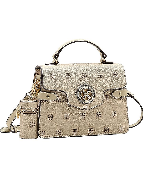 Bolsa Clássica New Monograma - Alça de Mão - Chenson 3485522 - Natural
