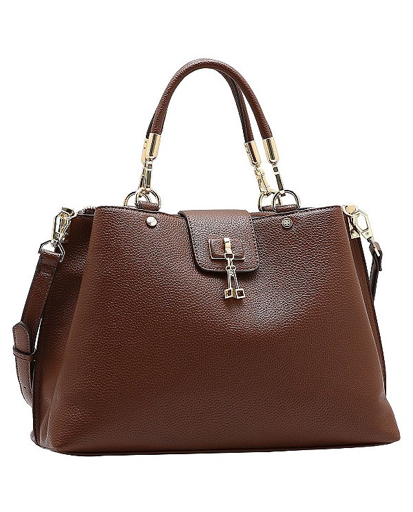 Bolsa Atemporal - Alça de Mão - Chenson 3485570 - Café